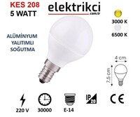 GLOBAL KENDAL KES 208 5 WATT SMD LEDLİ AMPUL / LAMBA - Thumbnail