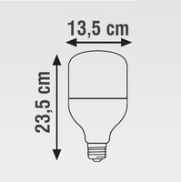 K2 50 W/3000K E27 4500Lm Led T Bulb Led Ampul - Thumbnail