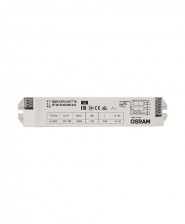 Osram Quicktronic T8 QTZ8 2X36 220-240 Elektronik Balast - Thumbnail